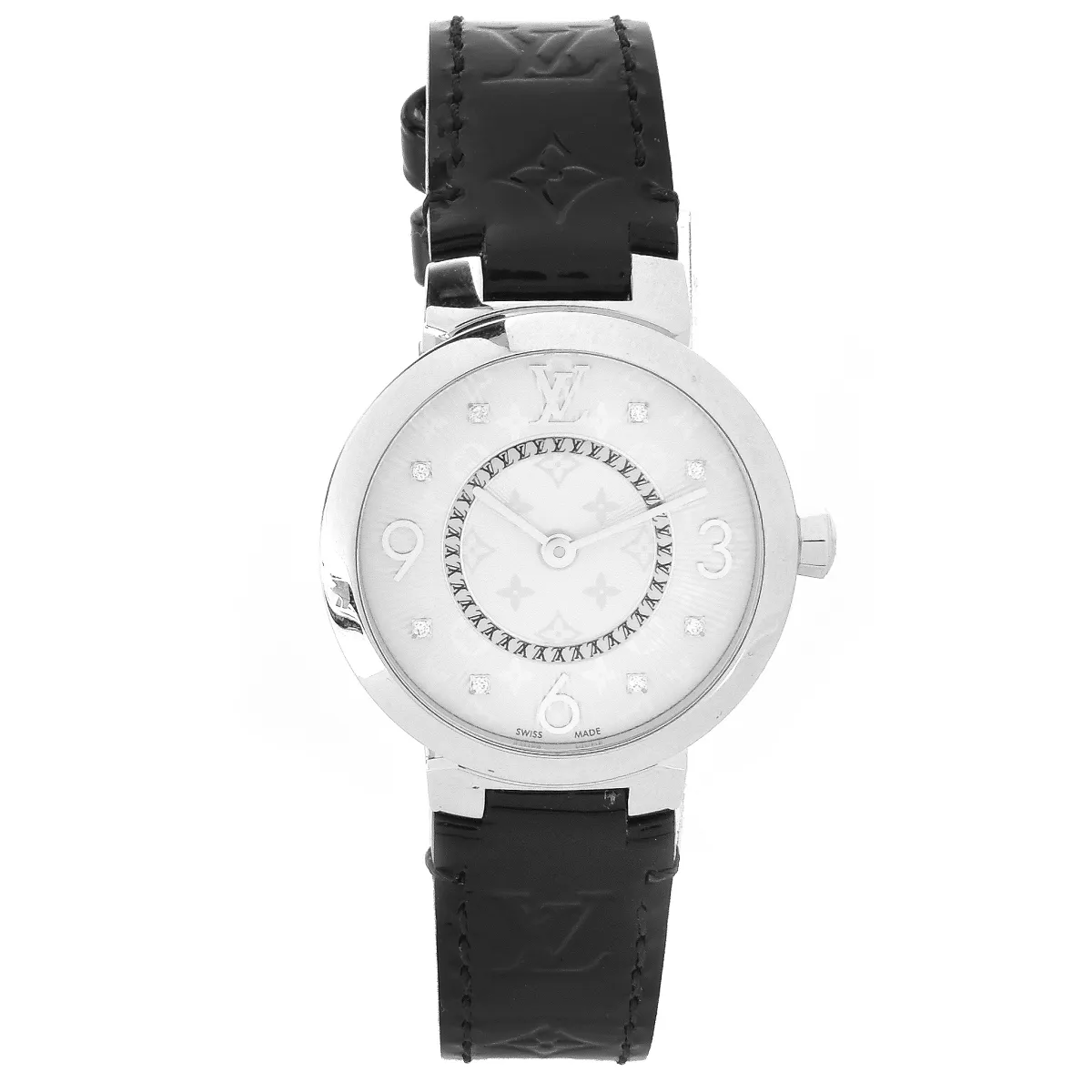 Louis Vuitton Tambour Slim 21mm Stainless steel Silver