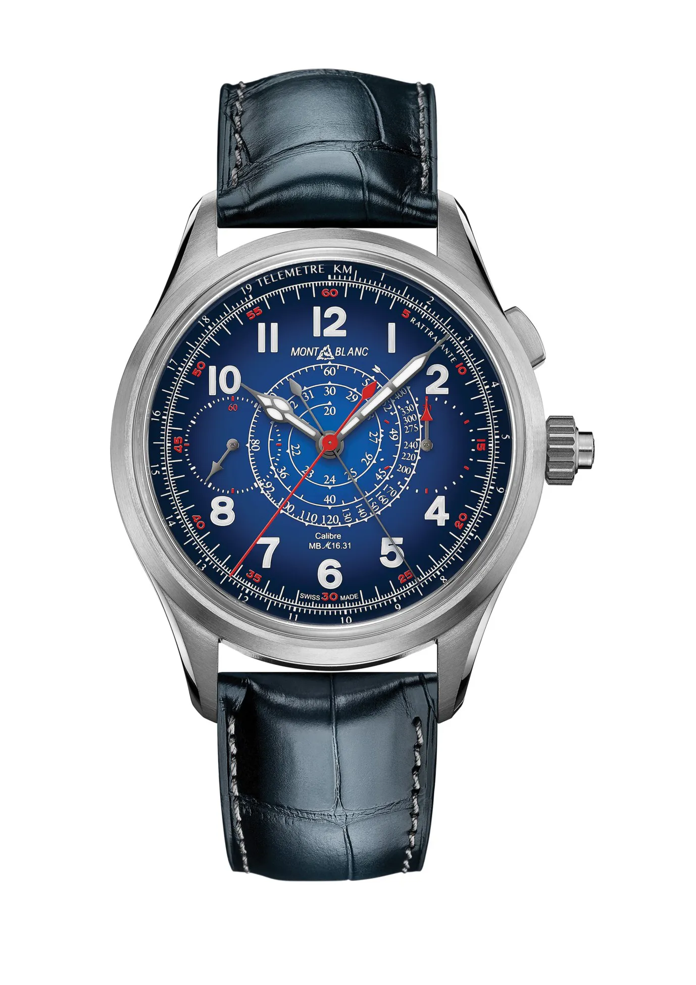 Montblanc 1858 44mm Titanium Blue