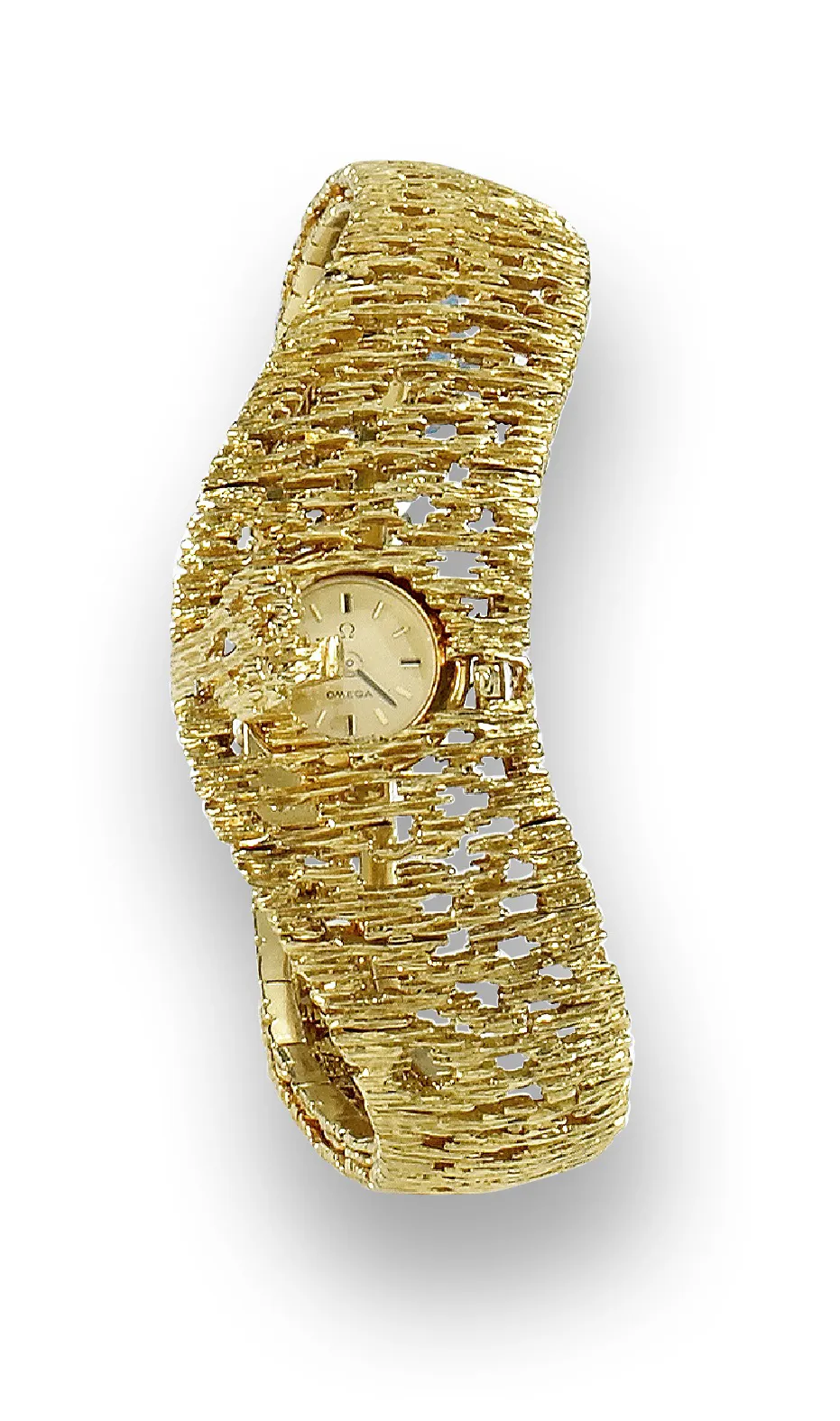 Omega 7148 23mm Yellow gold Champagne