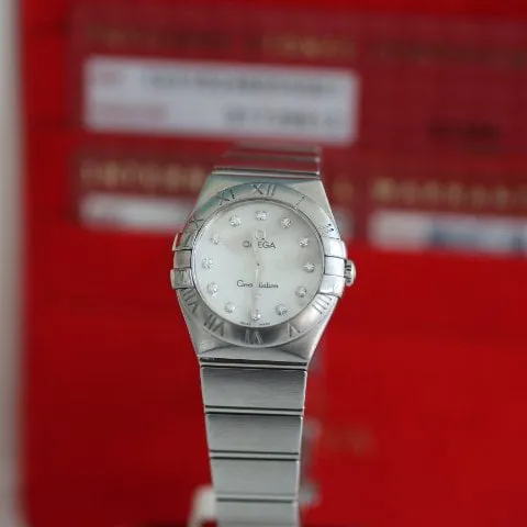 Omega Constellation 123.10.24.60.55.001 24mm Steel Mother-of-pearl