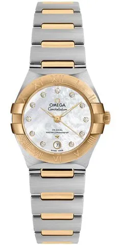 Omega Constellation 131.20.29.20.55.002 29mm Yellow gold and Stainless steel White