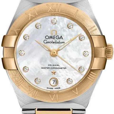 Omega Constellation 131.20.29.20.55.002 29mm Yellow gold and Stainless steel White