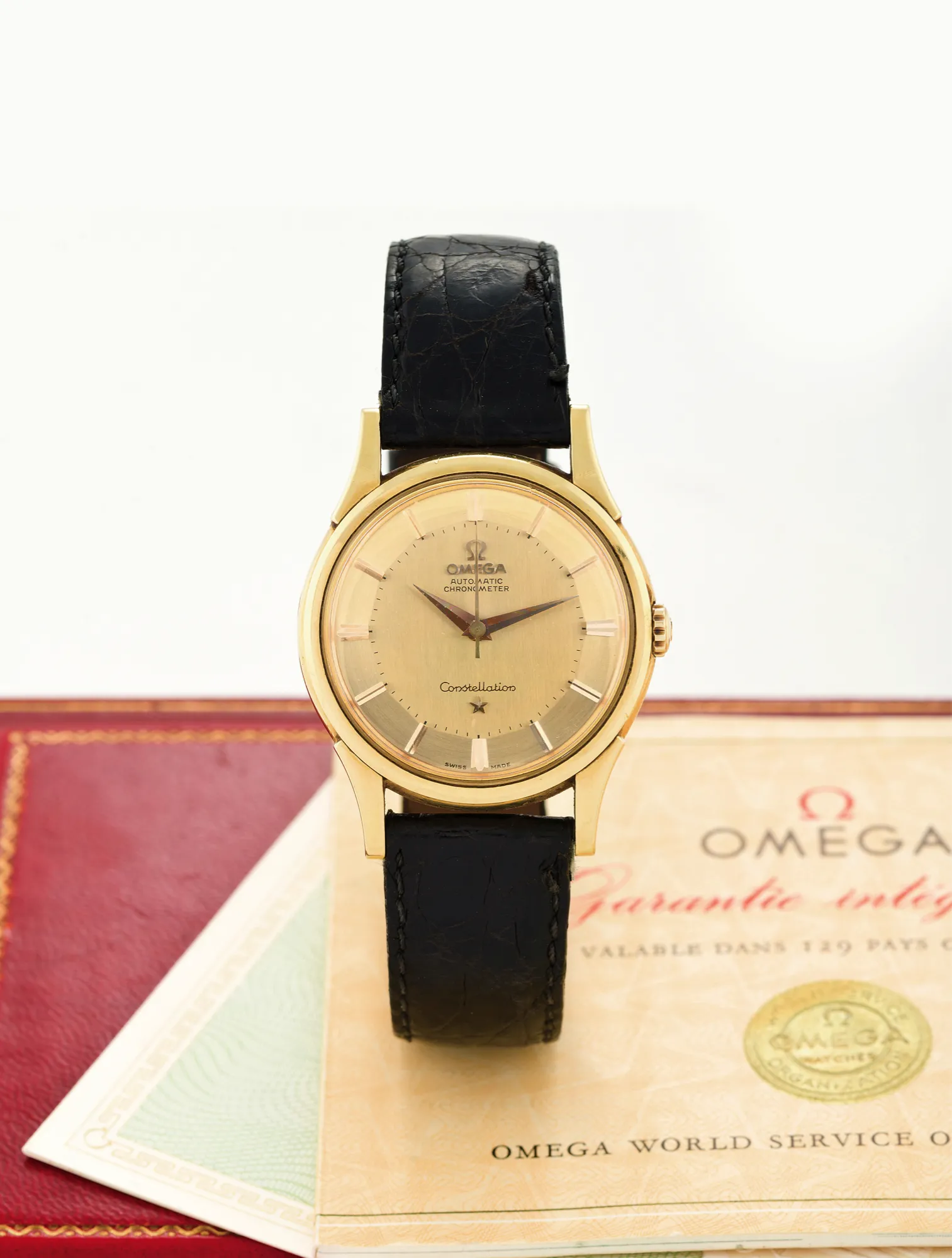 Omega Constellation 14381/2 34.5mm Yellow gold Champagne