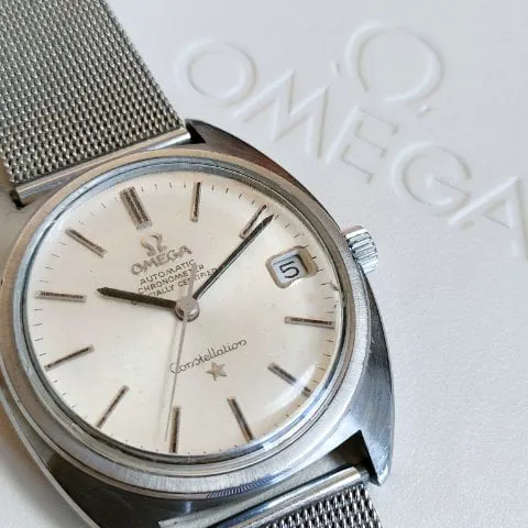 Omega Constellation 168.017 35mm Steel White