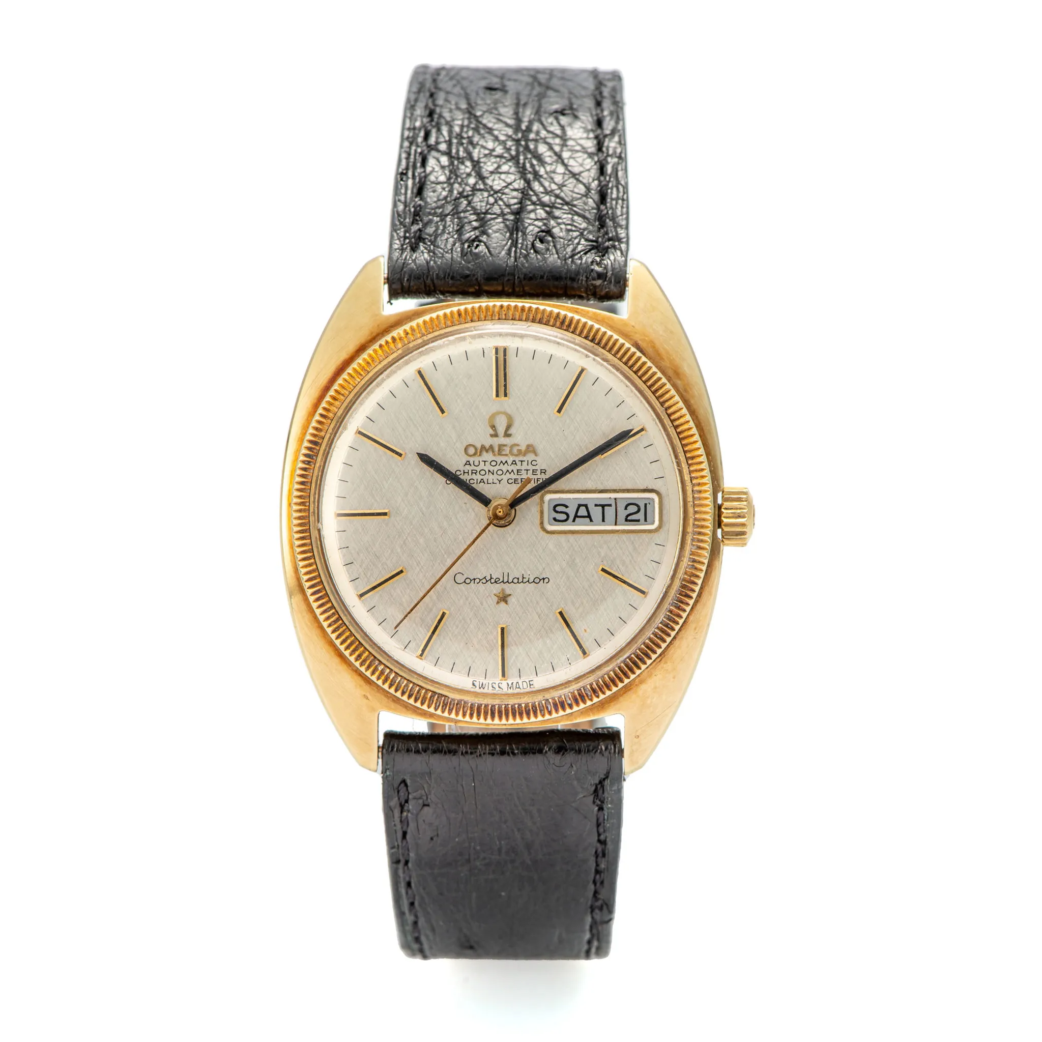 Omega Constellation 168.029 35mm Yellow gold White