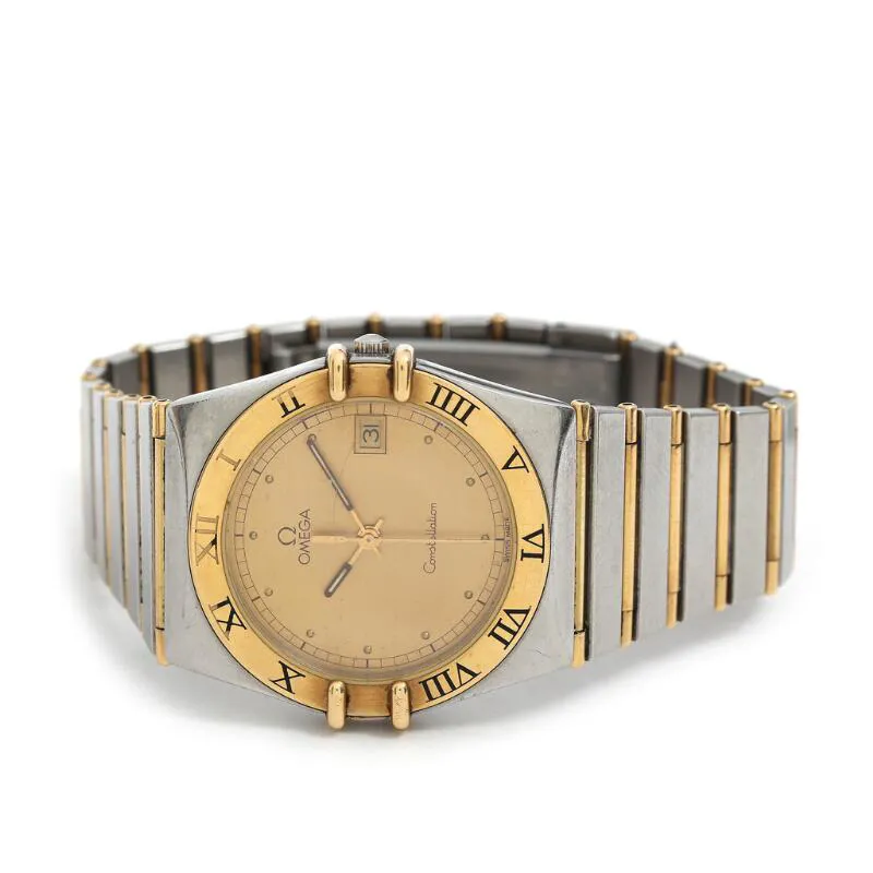 Omega Constellation 396.1070 33mm Yellow gold and stainless steel Champagne 3