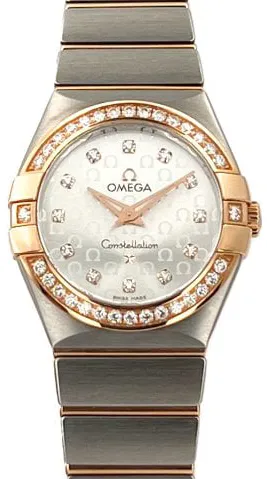 Omega Constellation 123.25.27.60.52.001 27mm Gold/steel Silver
