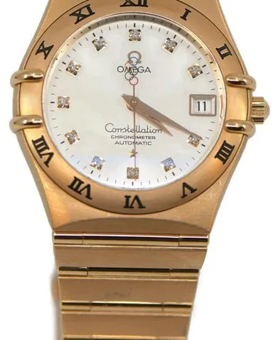 Omega Constellation 111.50.36.10.52.002 35mm Rose gold Silver