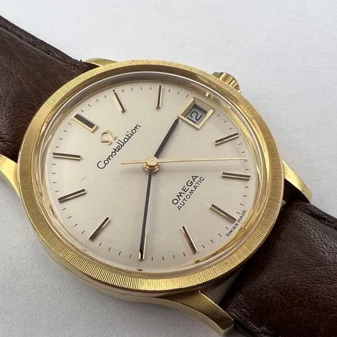 Omega Constellation 166.052 33mm Yellow gold Champagne