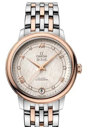 Omega De Ville 424.20.33.20.52.003 32.5mm Yellow gold and Stainless steel Silver