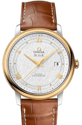 Omega De Ville 424.23.40.20.02.001 39.5mm Yellow gold and Stainless steel Silver