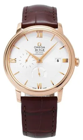 Omega De Ville 424.53.40.21.02.001 39mm Rose gold Silver