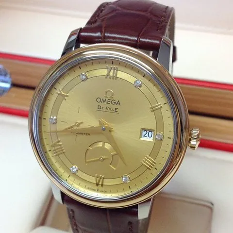 Omega De Ville 424.23.40.21.58.001 39mm Yellow gold and Stainless steel Yellow