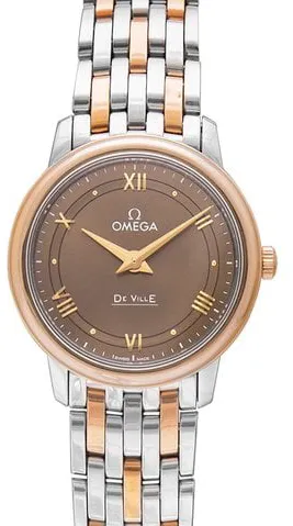 Omega De Ville 424.20.27.60.13.001 27.5mm Stainless steel Brown