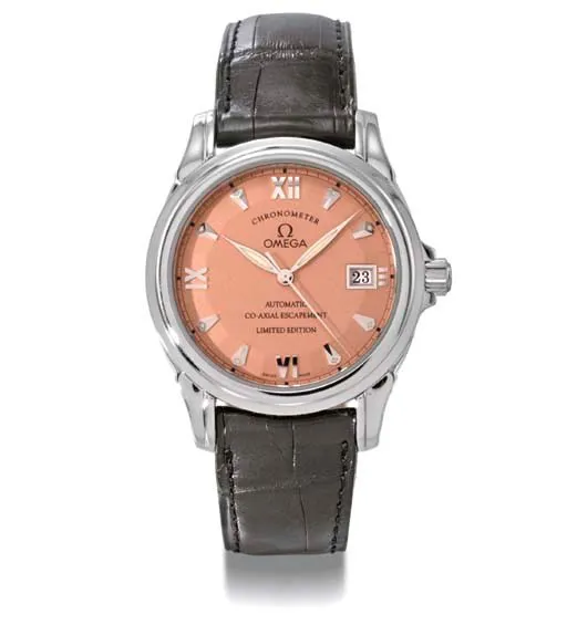 Omega De Ville 37mm Platinum Pink Coral