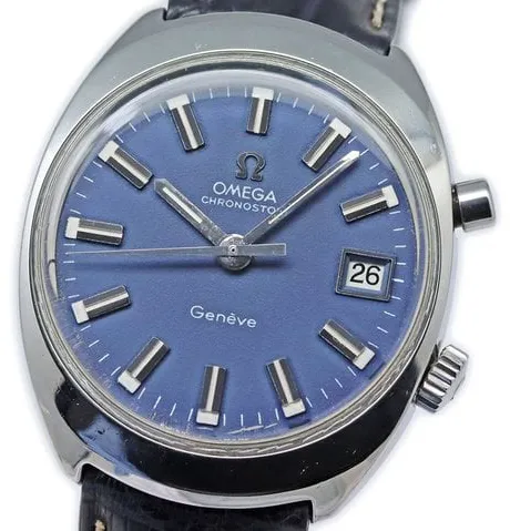 Omega Genève 146.009 34mm Stainless steel Blue