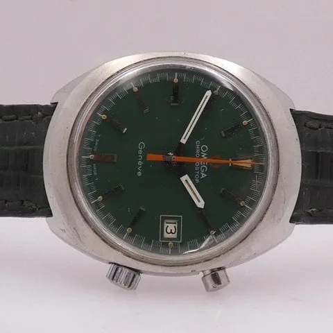 Omega Genève 146.009 35mm Stainless steel Green