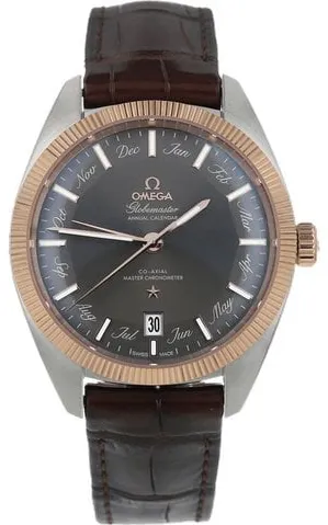 Omega Globemaster 130.23.41.22.06.001 41mm Yellow gold and Stainless steel Gray