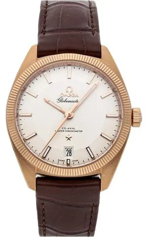 Omega Globemaster 130.53.39.21.02.001 39mm Rose gold Silver