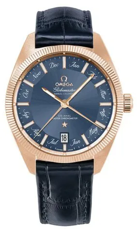 Omega Globemaster 130.53.41.22.03.001 41mm Rose gold Blue