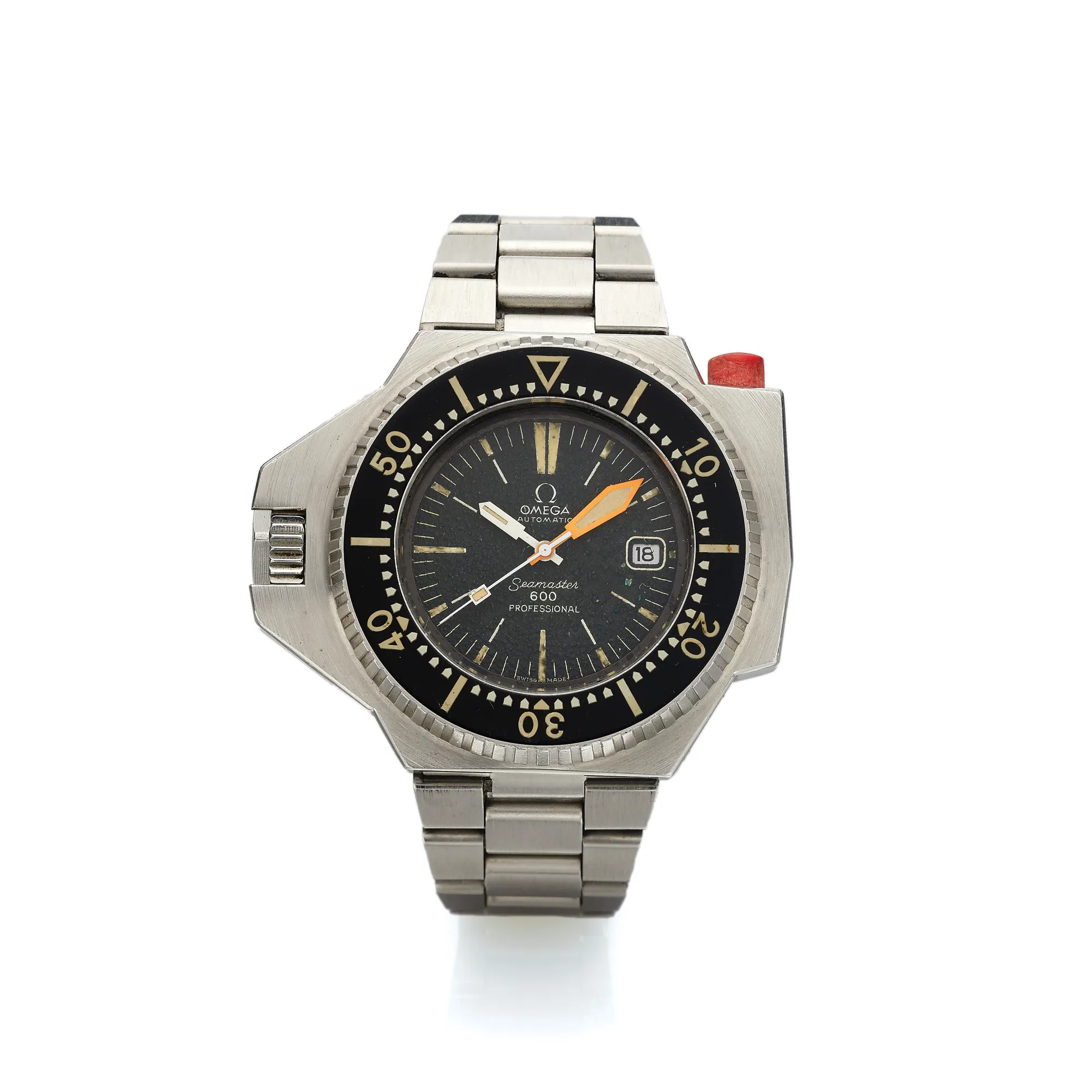 Omega Seamaster ST 45mm Stainless steel Black