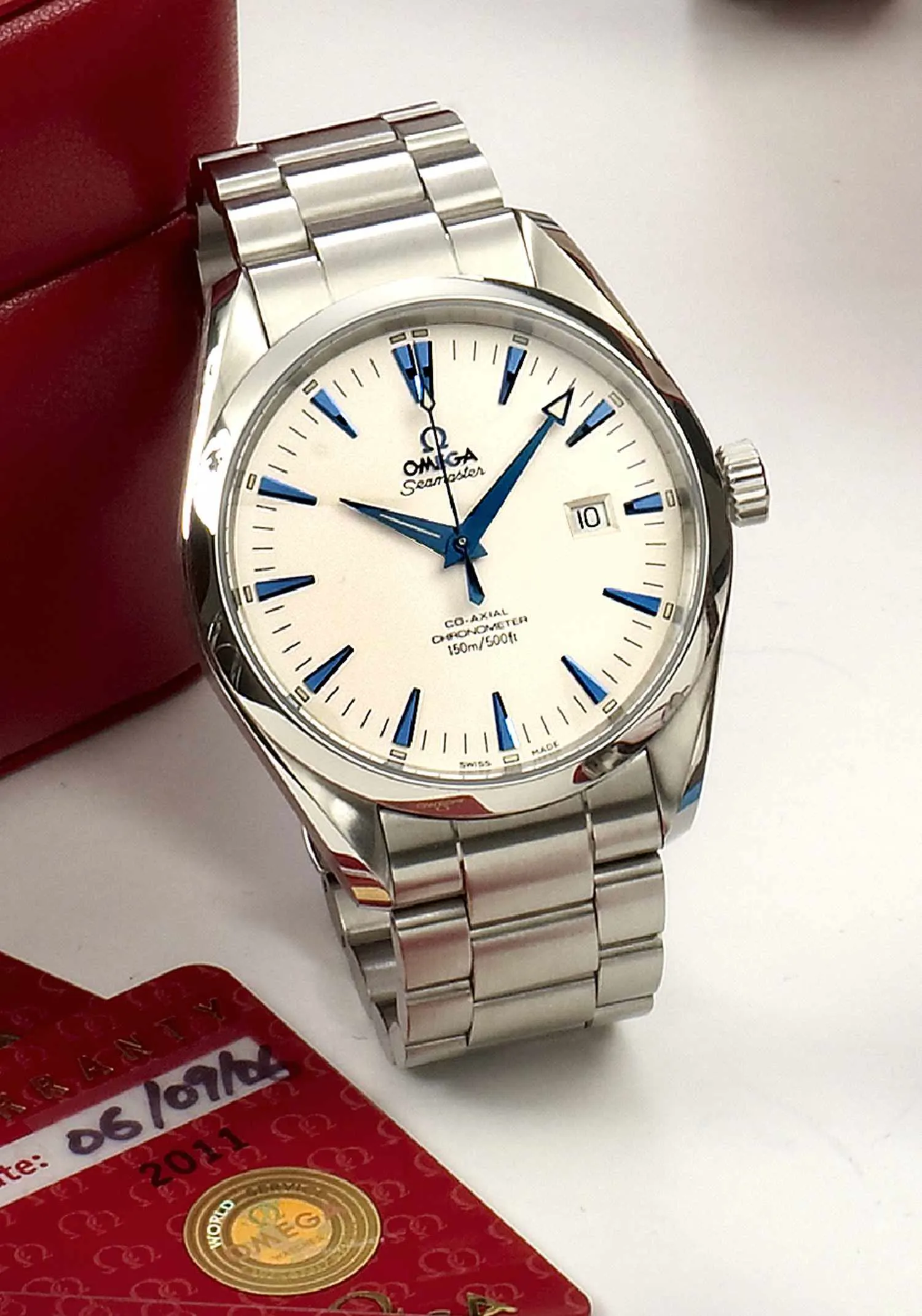 Omega Aqua Terra 2502.33.00 42mm Stainless steel Silver