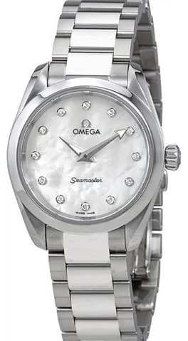 Omega Aqua Terra 220.10.28.60.55.001 28mm Stainless steel White