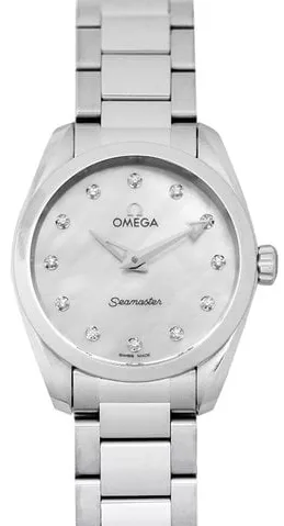 Omega Aqua Terra 220.10.28.60.55.001 28mm Stainless steel White