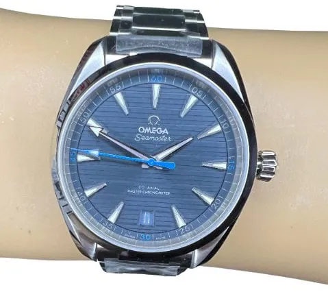 Omega Aqua Terra 220.10.41.21.03.002 41mm Steel Blue