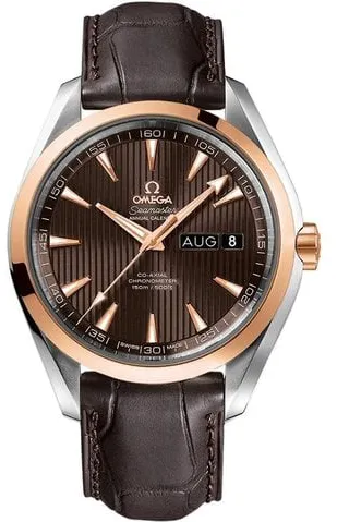 Omega Aqua Terra 231.23.43.22.06.002 43mm Gold/steel Grey