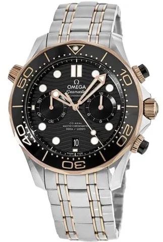 Omega Seamaster Diver 300M 210.20.44.51.01.001 44mm Yellow gold and Stainless steel Black