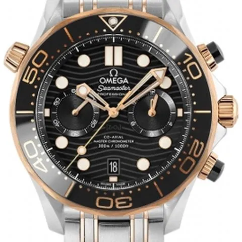 Omega Seamaster Diver 300M 210.20.44.51.01.001 44mm Gold/steel Black