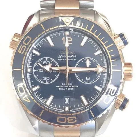 Omega Seamaster Planet Ocean 215.20.46.51.03.001 45.5mm Yellow gold and Stainless steel Blue