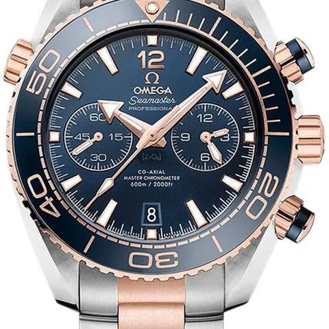 Omega Seamaster Planet Ocean 215.20.46.51.03.001 45.5mm Yellow gold and Stainless steel Blue