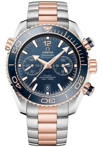 Omega Seamaster Planet Ocean 215.20.46.51.03.001 45.5mm Yellow gold and Stainless steel Blue