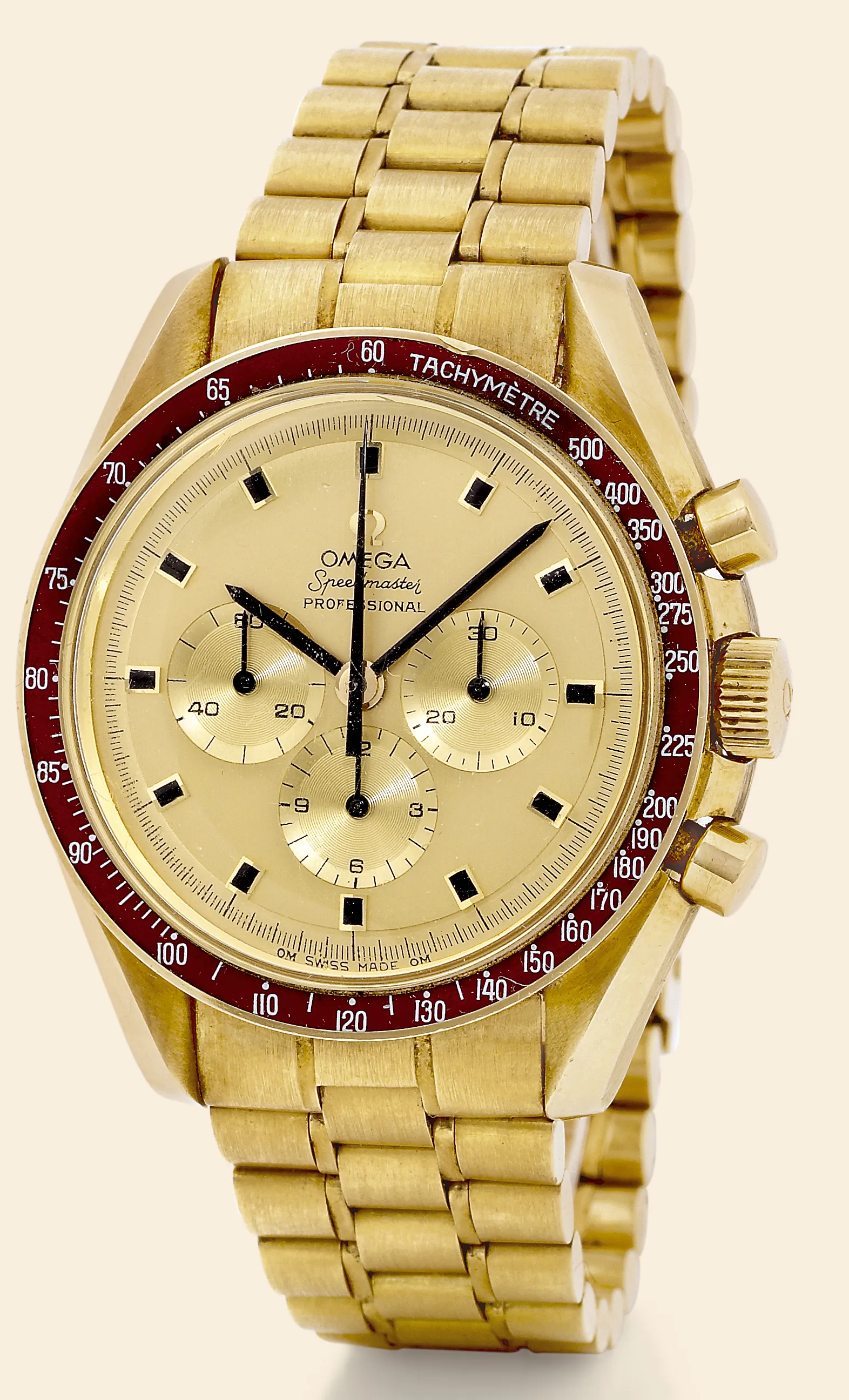 Omega Speedmaster 145.022 42mm Yellow gold Champagne