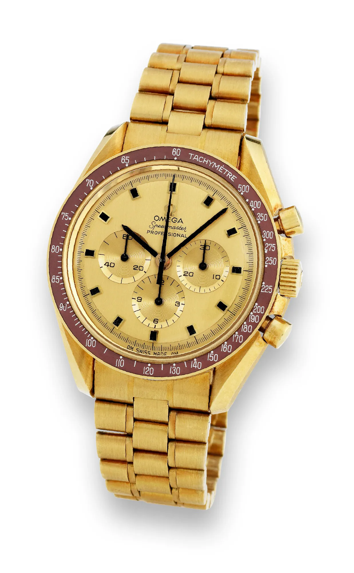 Omega Speedmaster 145022-69 42mm Yellow gold Champagne