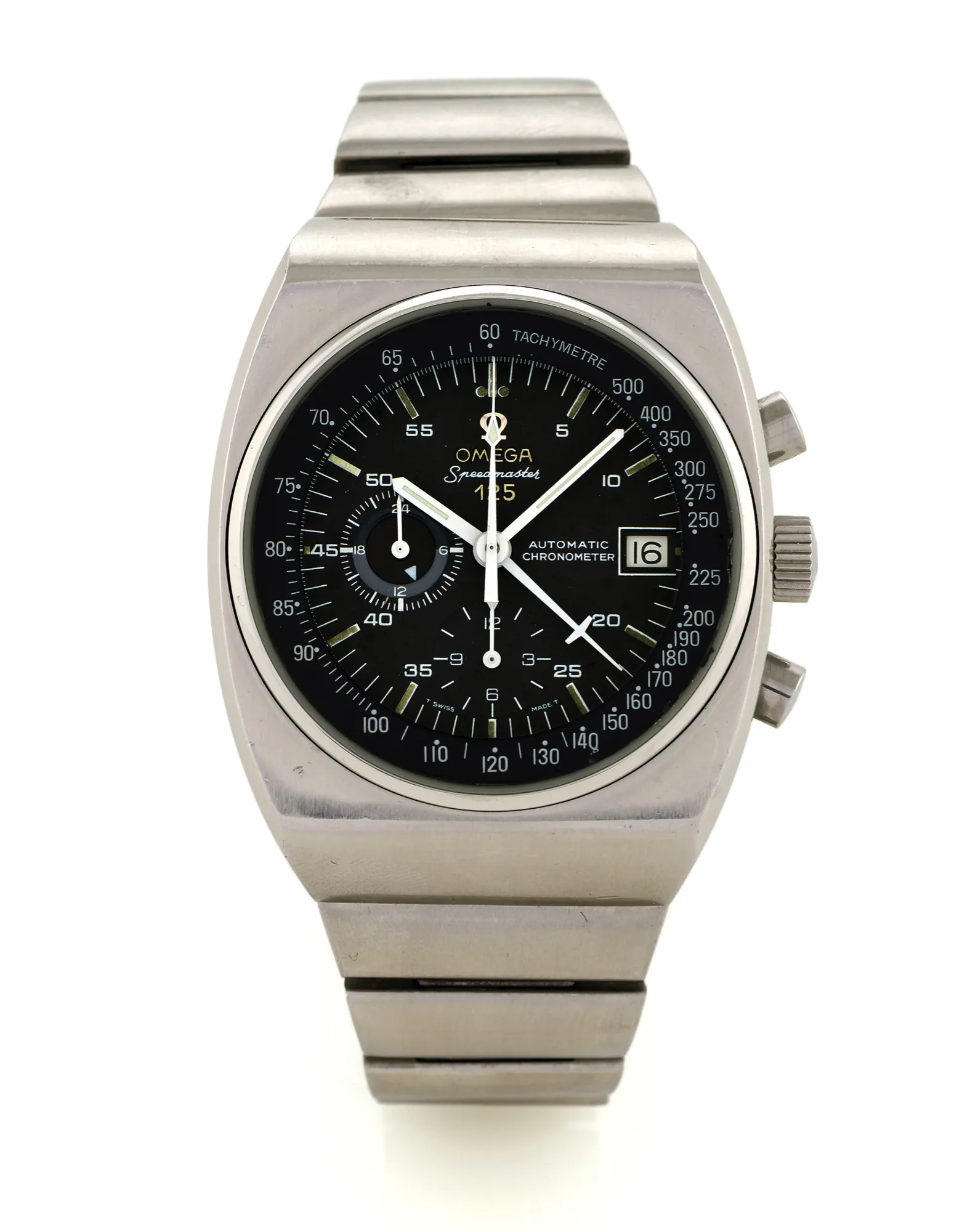 Omega Speedmaster ST 41mm Stainless steel Black