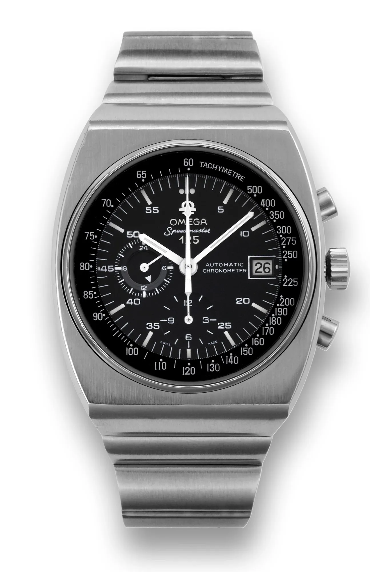 Omega Speedmaster ST 42mm Stainless steel Black