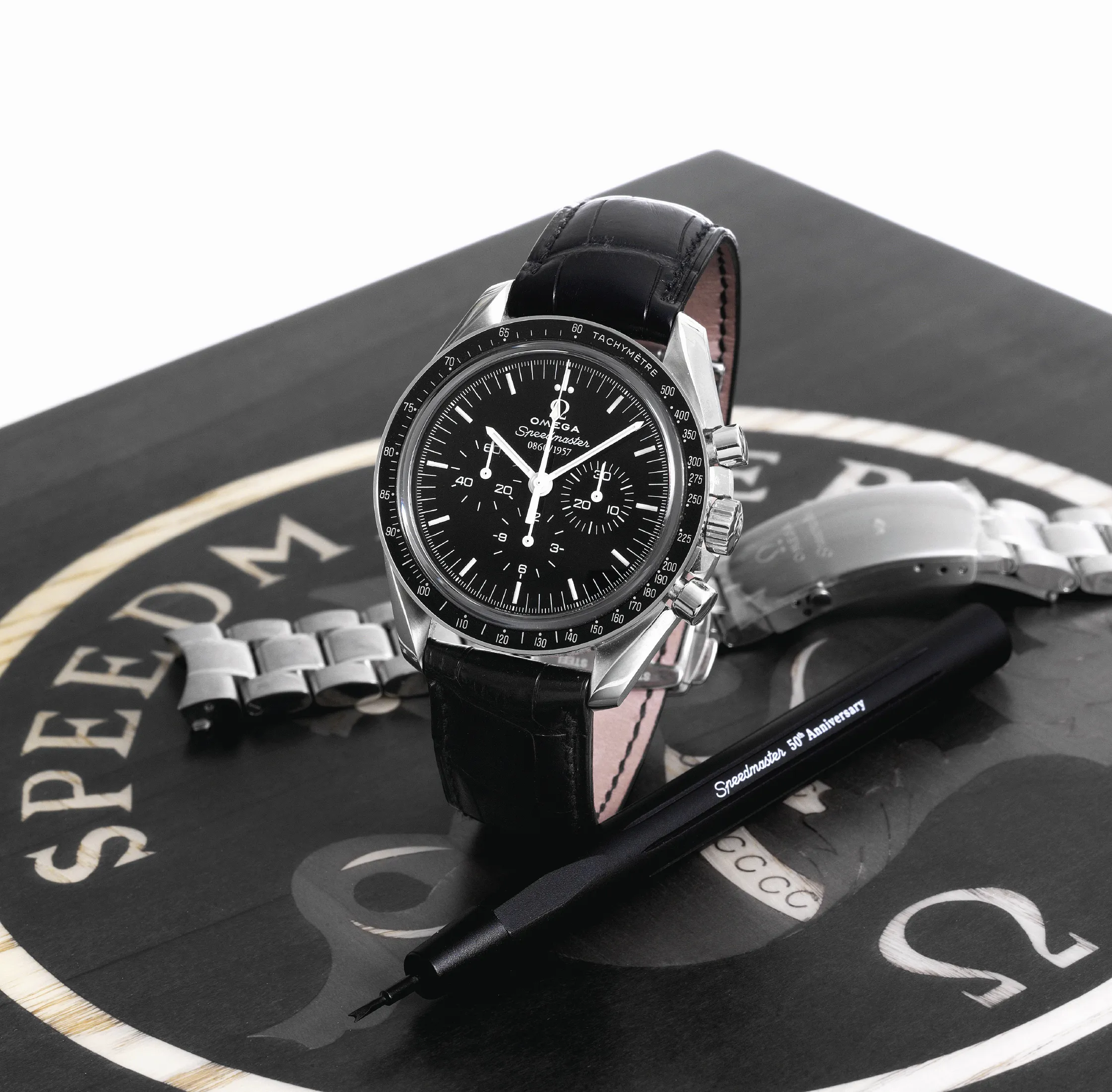 Omega Speedmaster Moonwatch 311.33.42.50.01.001 42mm Stainless steel Black