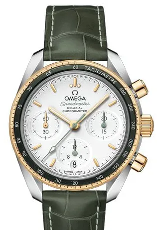 Omega Speedmaster 324.23.38.50.02.001 38mm Yellow gold and Stainless steel Silver