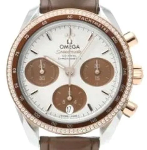 Omega Speedmaster 324.28.38.50.02.002 38mm Yellow gold and Stainless steel Brown