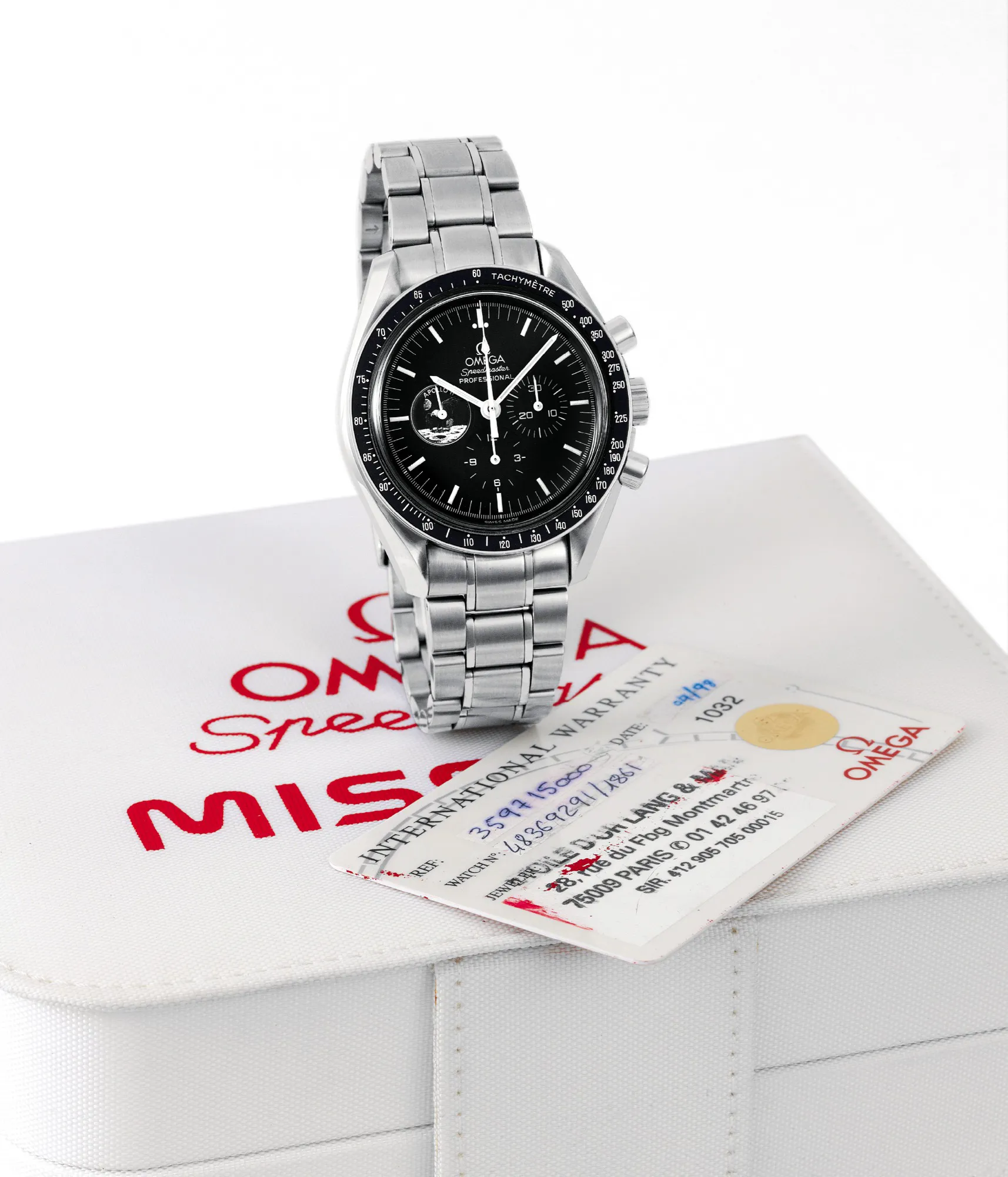 Omega Speedmaster Professional Moonwatch 345.0022 42mm Stainless steel Black