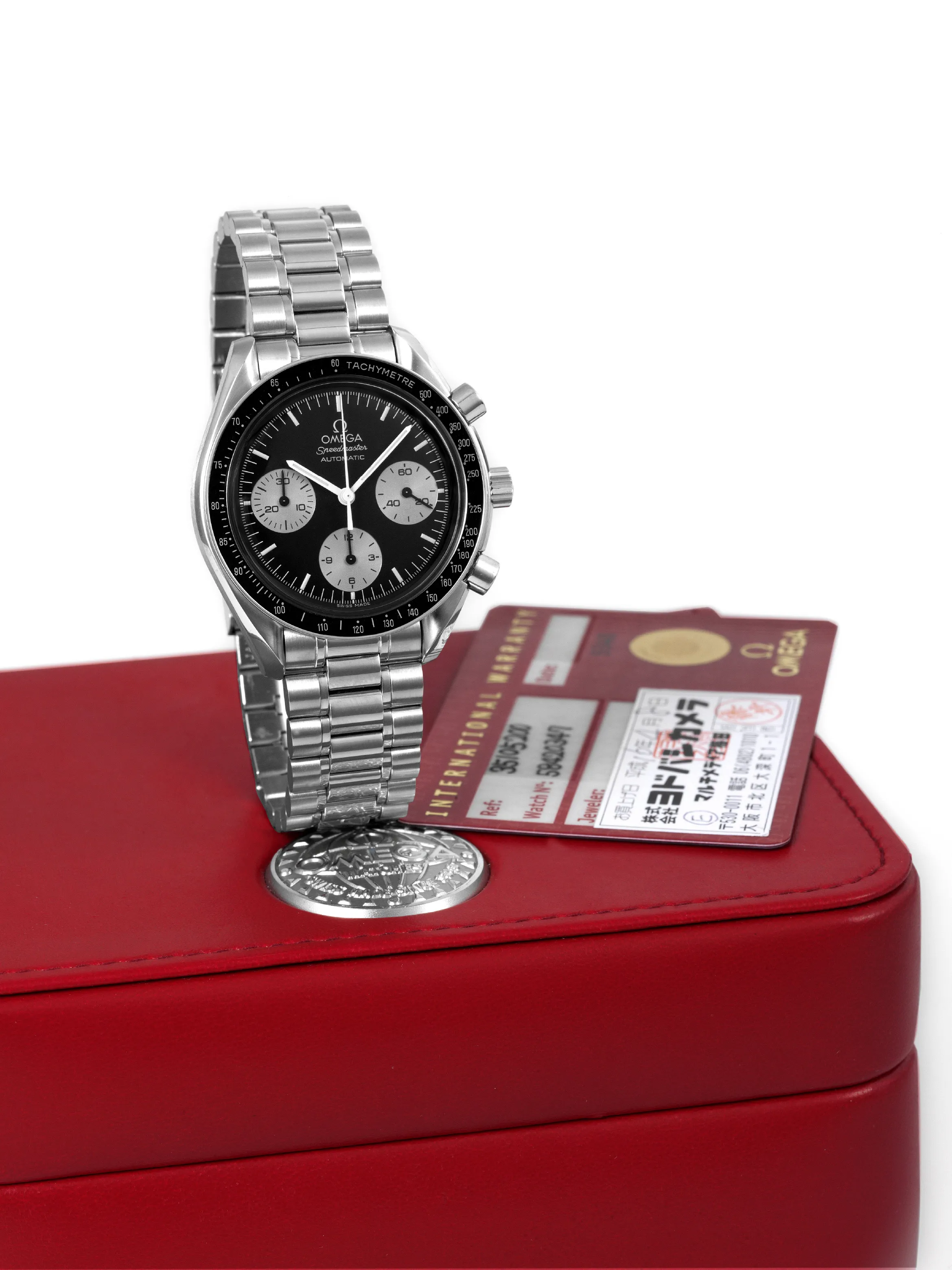 Omega Speedmaster Reduced 3510-52.00 39mm Stainless steel Black