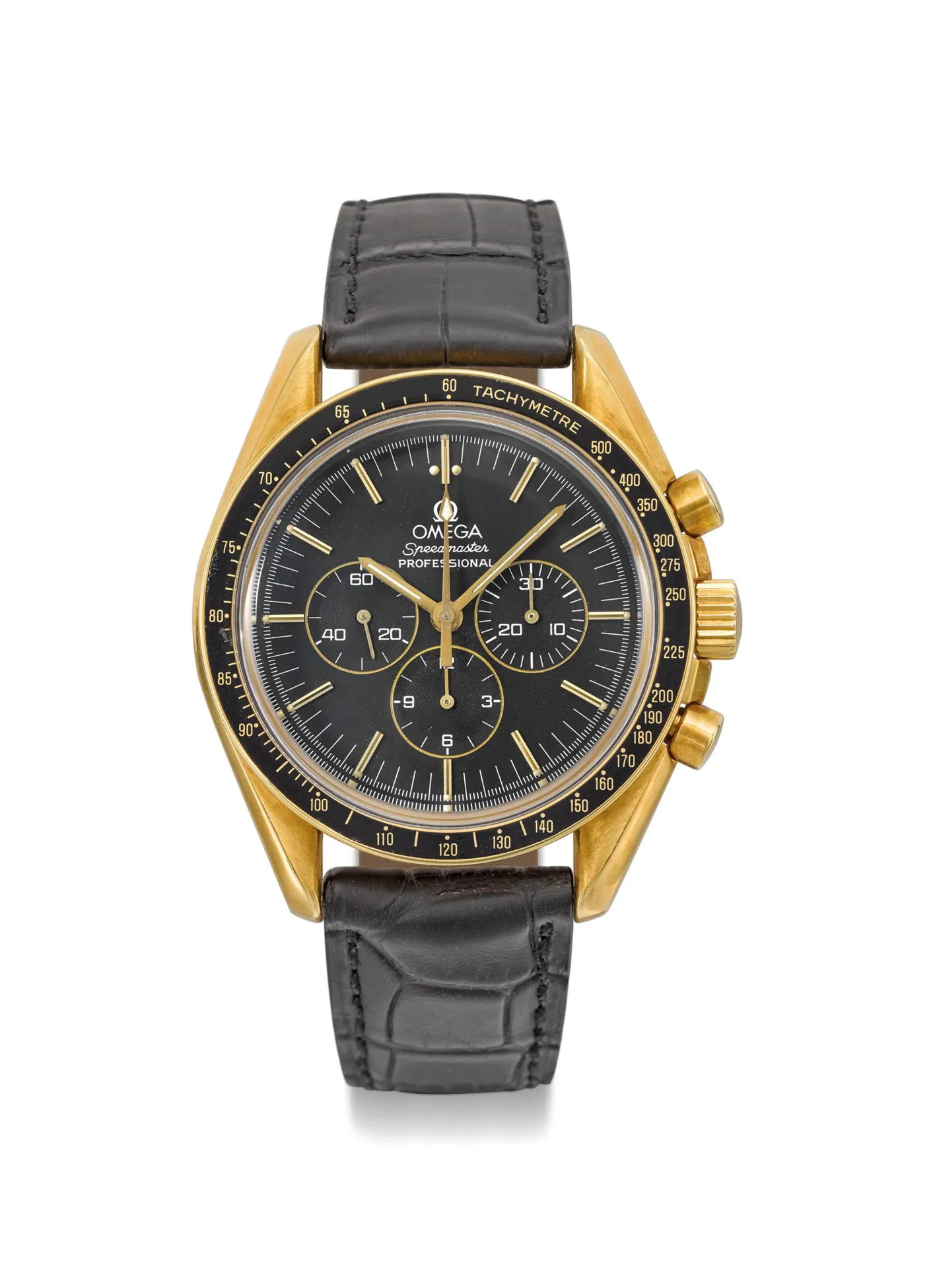 Omega Speedmaster 145.00.52 40mm Yellow gold Black