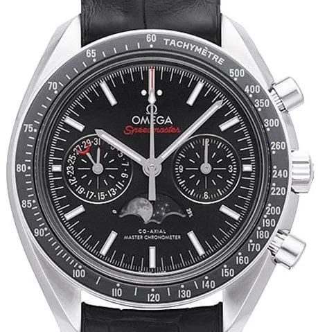 Omega Speedmaster Professional Moonwatch Moonphase 304.33.44.52.01.001 44mm Stainless steel Black