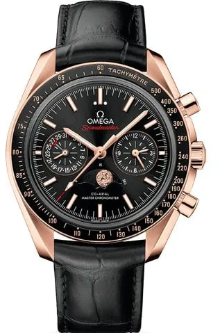 Omega Speedmaster Professional Moonwatch Moonphase 304.63.44.52.01.001 44.25mm Rose gold Black