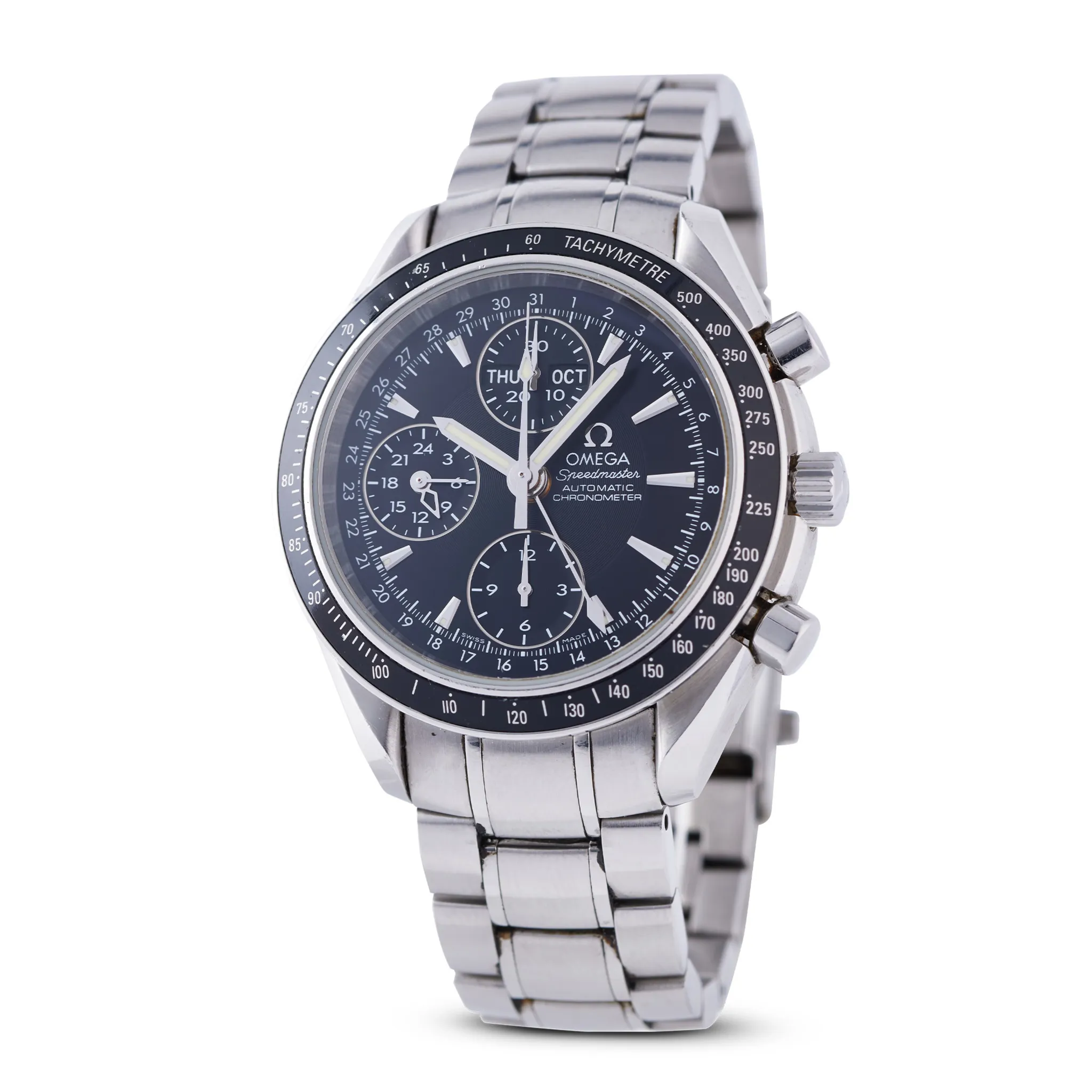 Omega Speedmaster Day Date 3220.50.00 40mm Stainless steel Black