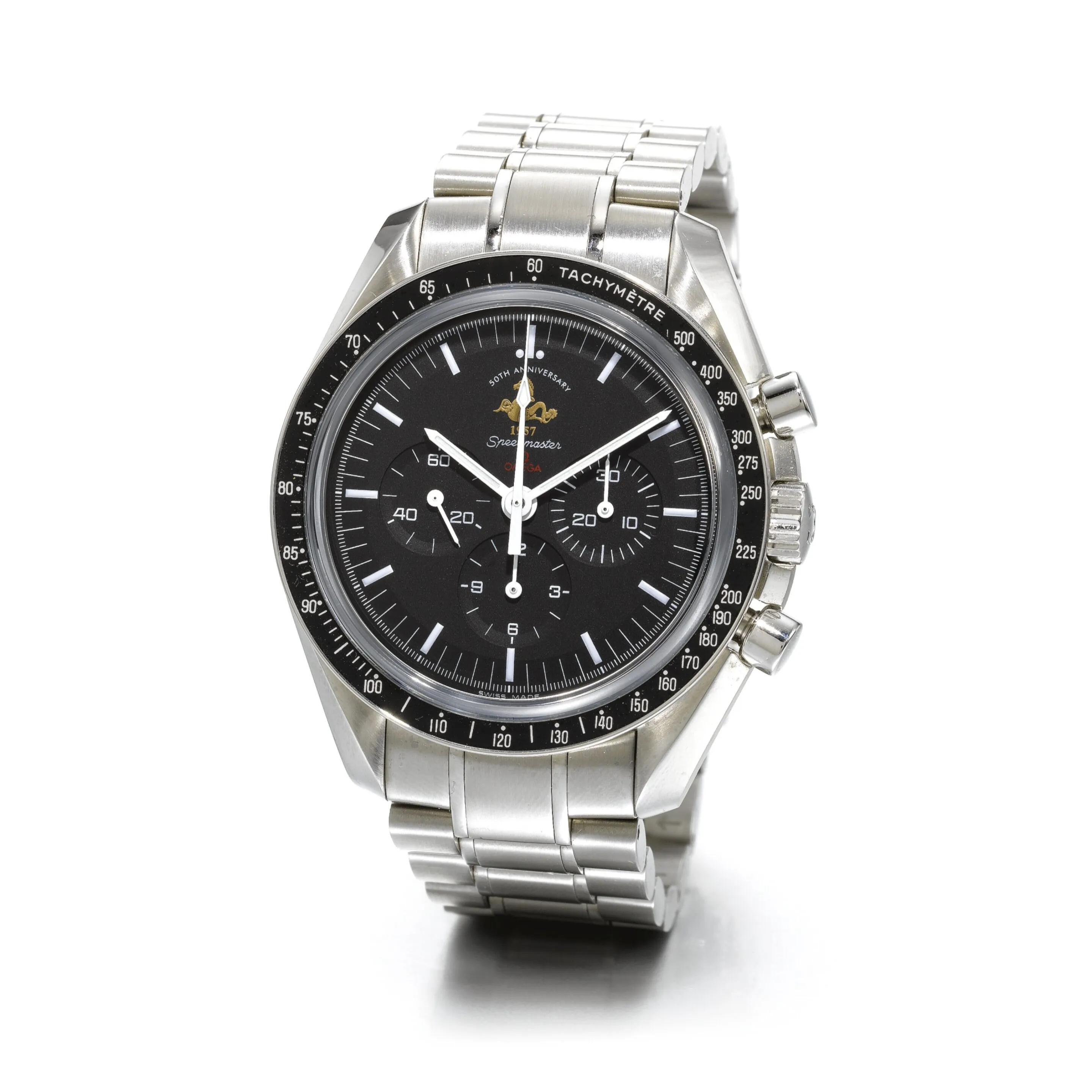 Omega Speedmaster 42mm Stainless steel Black