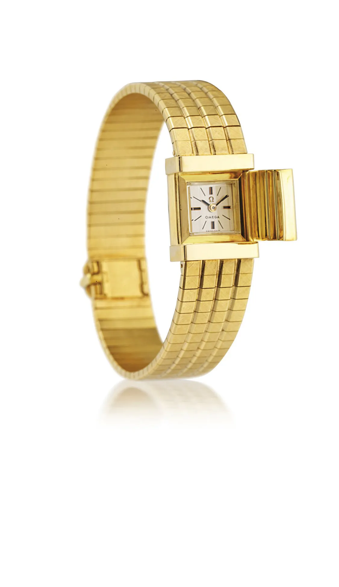 Omega 19mm Yellow gold Silver